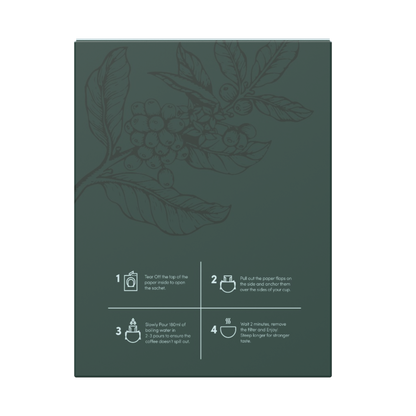 House Of Huegah Medium Roast,100% Arabica Coffee Drip Bags | Just Add Hot Water, Easy & Quick Coffee | Ratnagiri Naurals, Ground Coffee