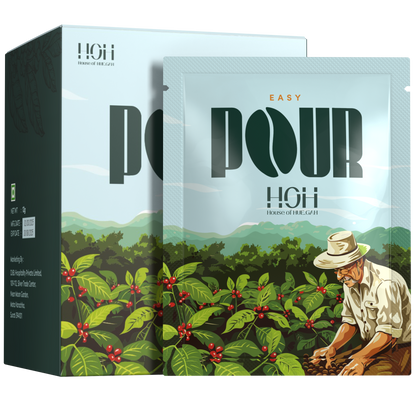 House Of Huegah Medium Roast,100% Arabica Coffee Drip Bags | Just Add Hot Water, Easy & Quick Coffee | Ratnagiri Naurals, Ground Coffee